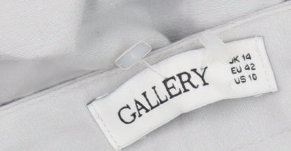 Womens UK Size 14 Gallery Regular Fit Casual Grey Trousers