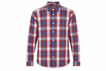 Gap Men's Multicoloured Check Button-Up Shirt M
