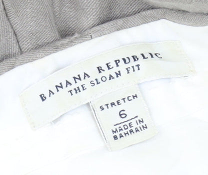 Banana Republic Beige Women's Slim Trousers Size 6