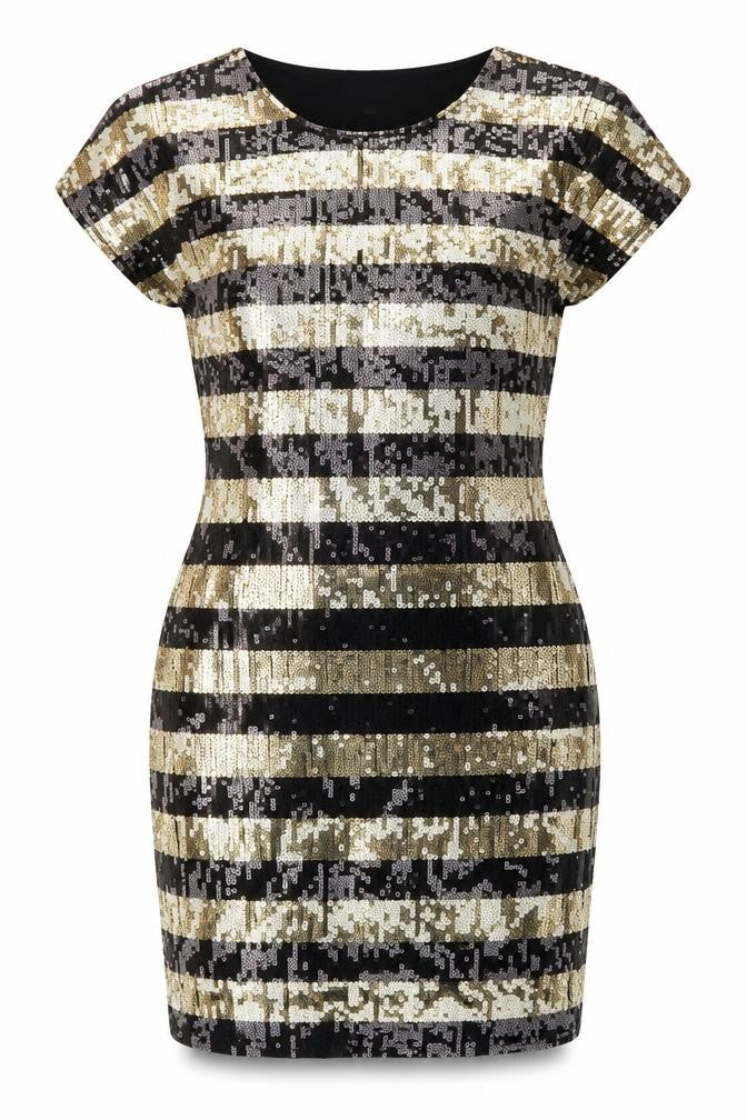 Apricot Women's Multicoloured Sequin Bodycon Dress Size 14