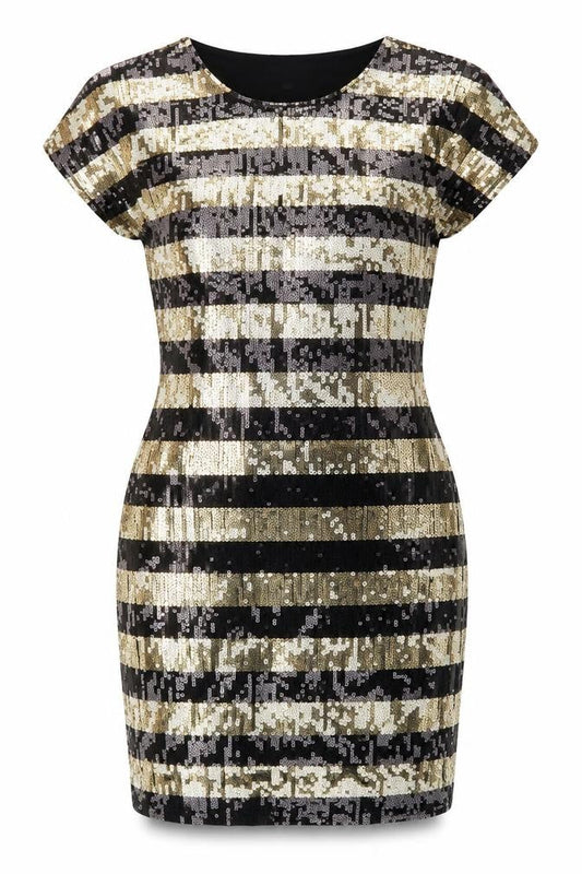 Apricot Women's Multicoloured Sequin Bodycon Dress Size 14