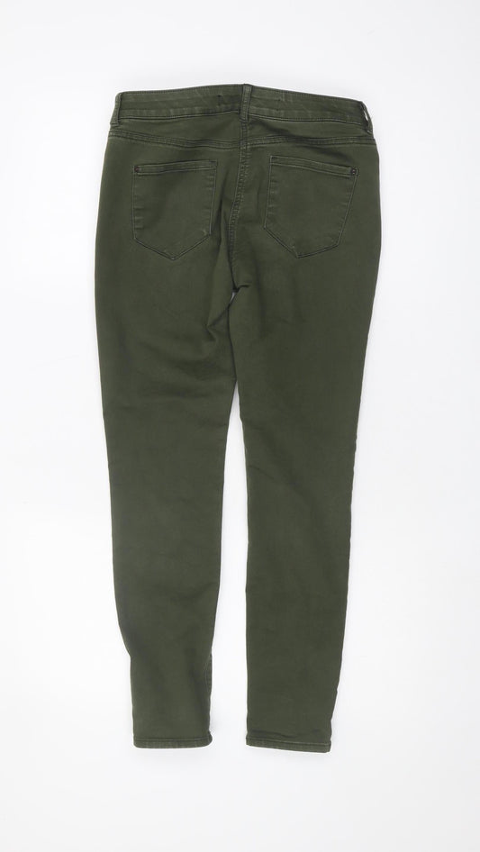 Next Women's Green Skinny Jeans Size 10