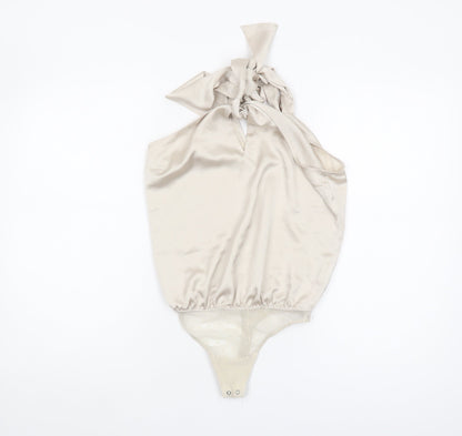 Abercrombie & Fitch Beige Halter Bodysuit XS Women