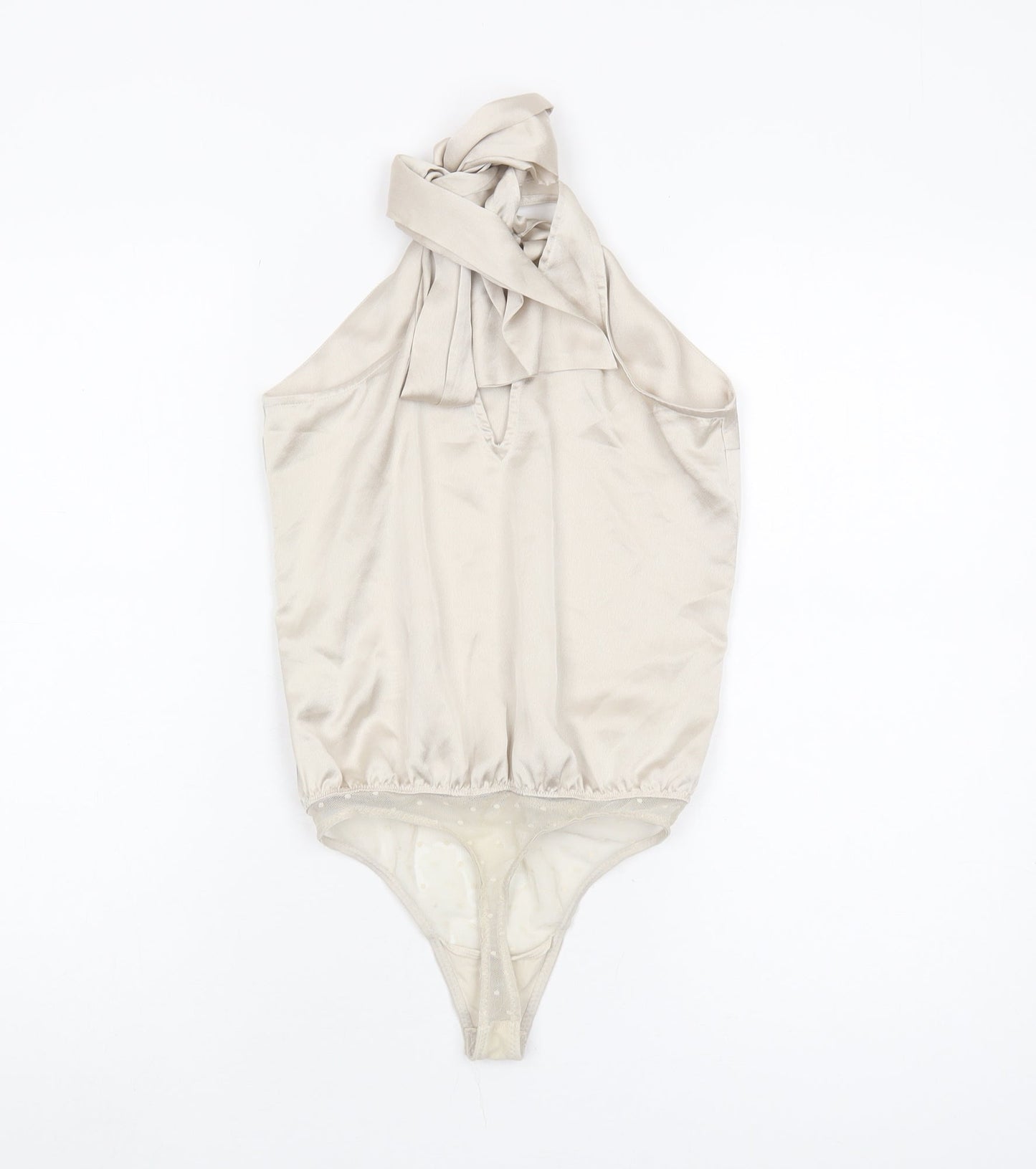 Abercrombie & Fitch Beige Halter Bodysuit XS Women