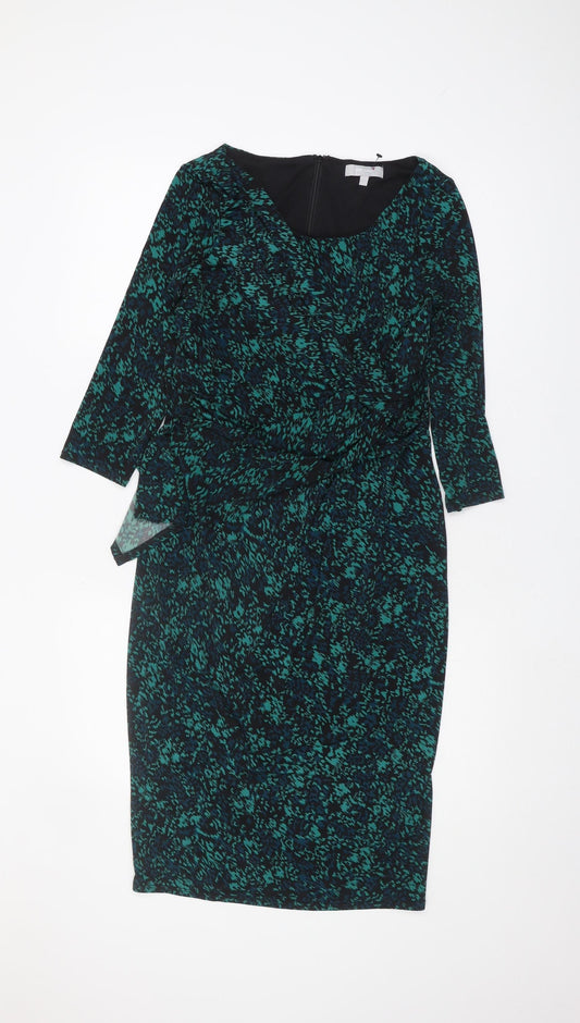 Marks and Spencer Multicoloured Pencil Dress, Size 12