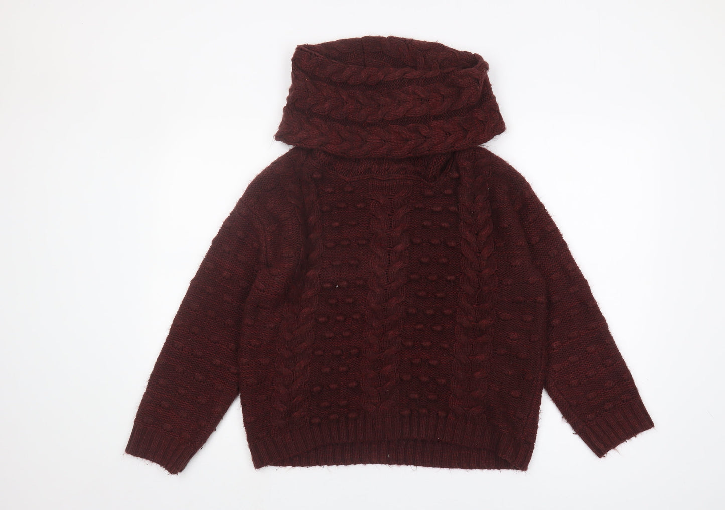 Womens UK Size 12 Marks and Spencer Red Pullover Jumper