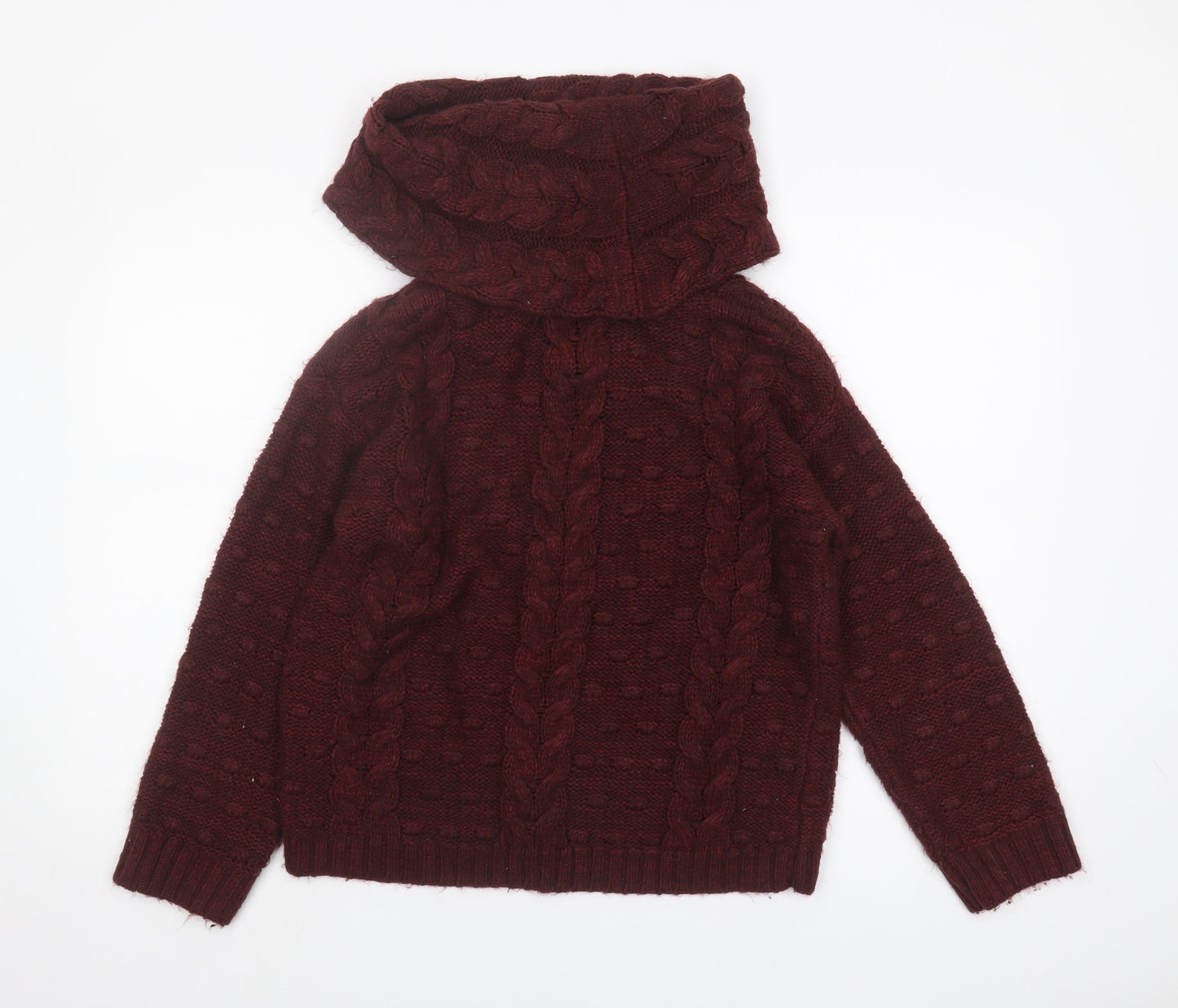 Womens UK Size 12 Marks and Spencer Red Pullover Jumper
