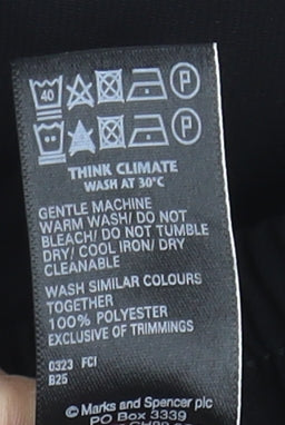 Womens UK Size 18 Marks and Spencer Regular Fit  Black Trousers
