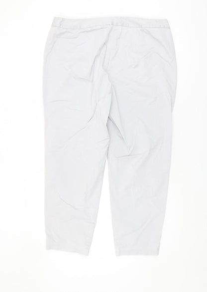 Womens UK Size 16 Marks and Spencer Regular Fit  Grey Trousers