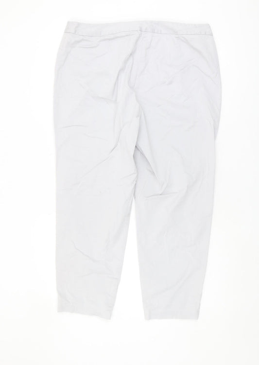 Womens UK Size 16 Marks and Spencer Regular Fit  Grey Trousers