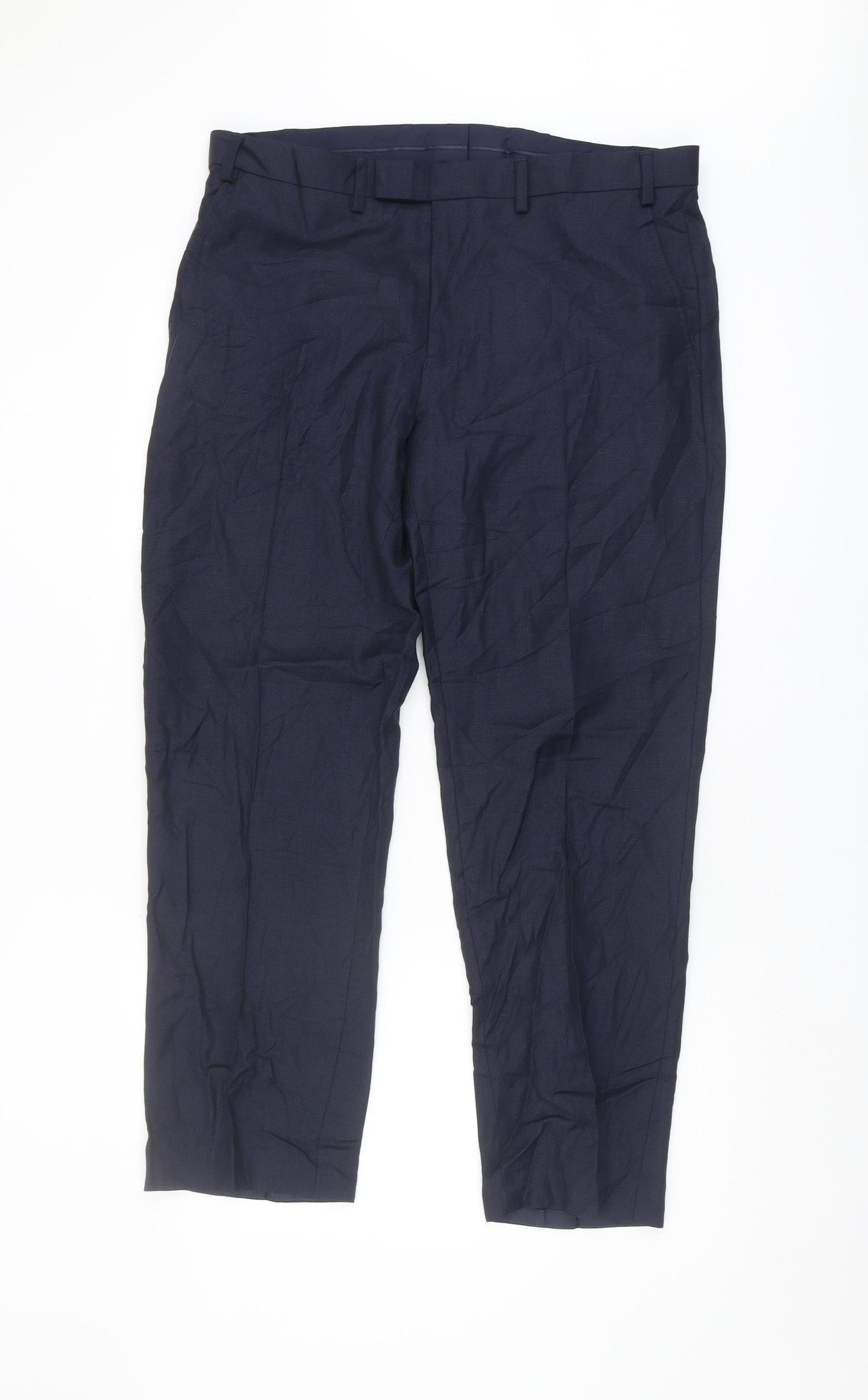Marks and Spencer Navy Men's Dress Pants 36 SHT