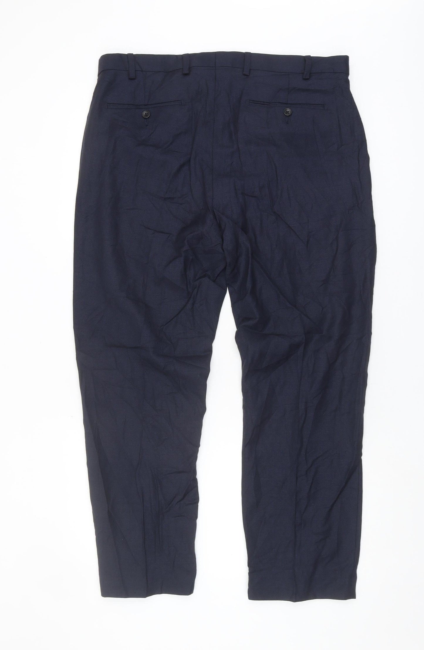 Marks and Spencer Navy Men's Dress Pants 36 SHT