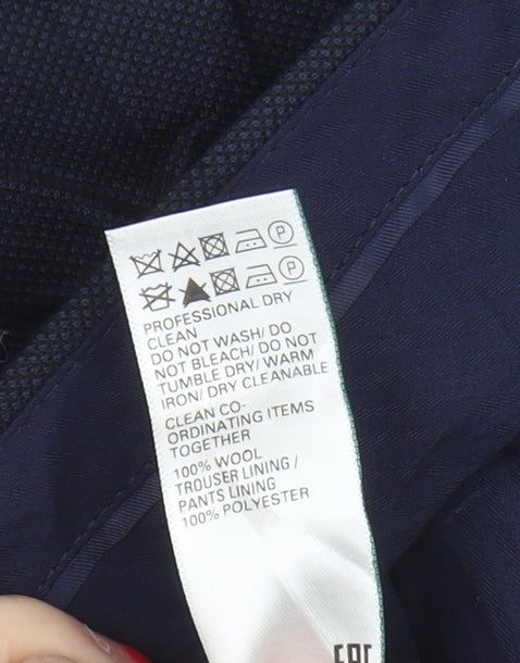 Marks and Spencer Navy Men's Dress Pants 36 SHT