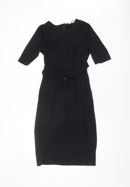 Marks and Spencer Black Sheath Dress Women Size 10