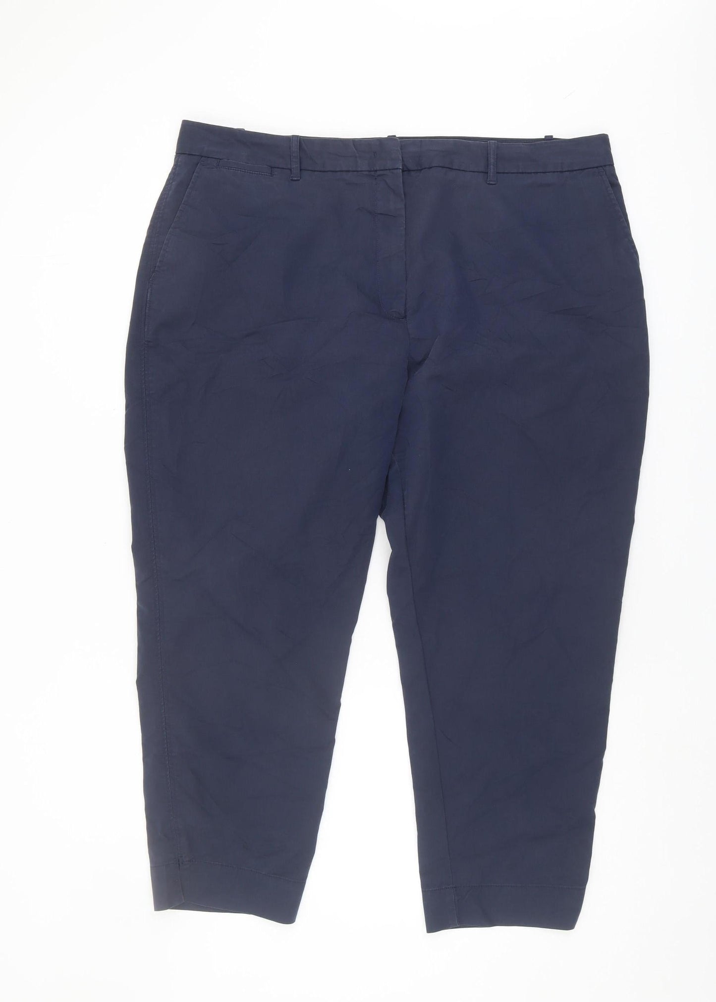 Womens UK Size 20 Marks and Spencer   Blue Trousers
