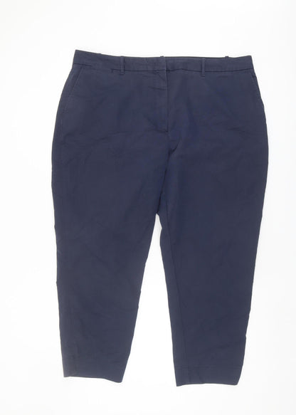 Womens UK Size 20 Marks and Spencer   Blue Trousers
