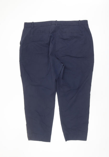 Womens UK Size 20 Marks and Spencer   Blue Trousers