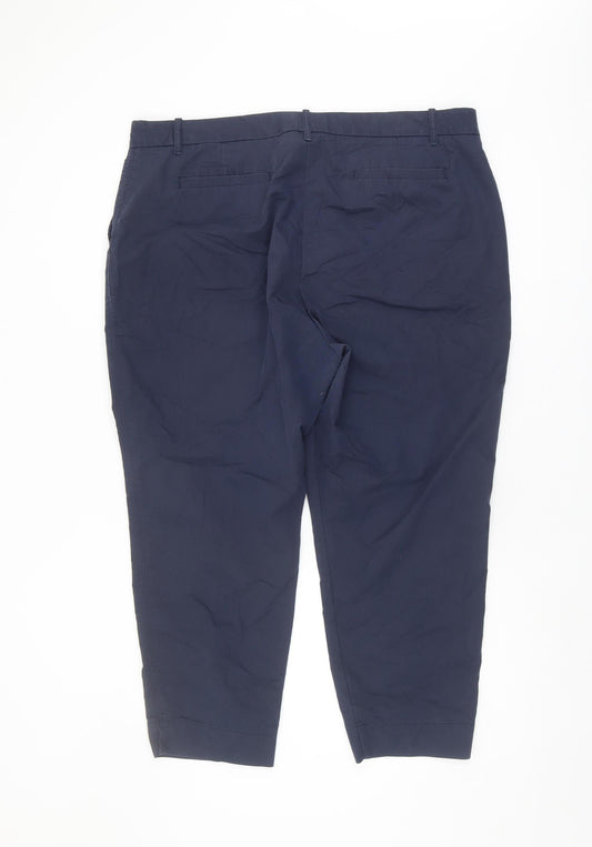 Womens UK Size 20 Marks and Spencer   Blue Trousers