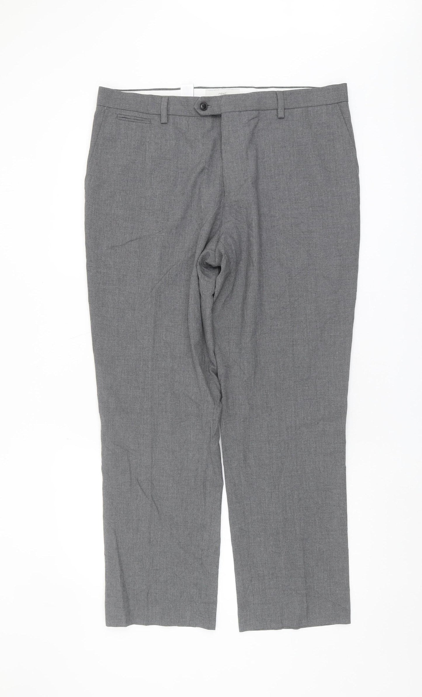Next Men's Grey Formal Trousers, Size 36, New