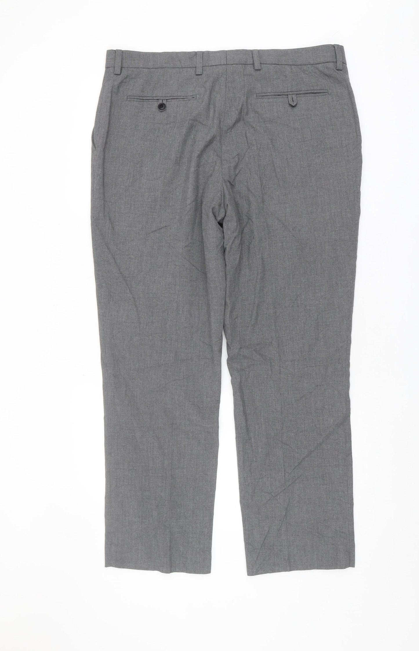 Next Men's Grey Formal Trousers, Size 36, New
