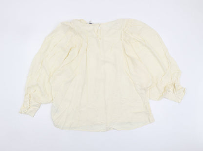 Womens UK Size 20 NEXT Ivory Basic Blouse