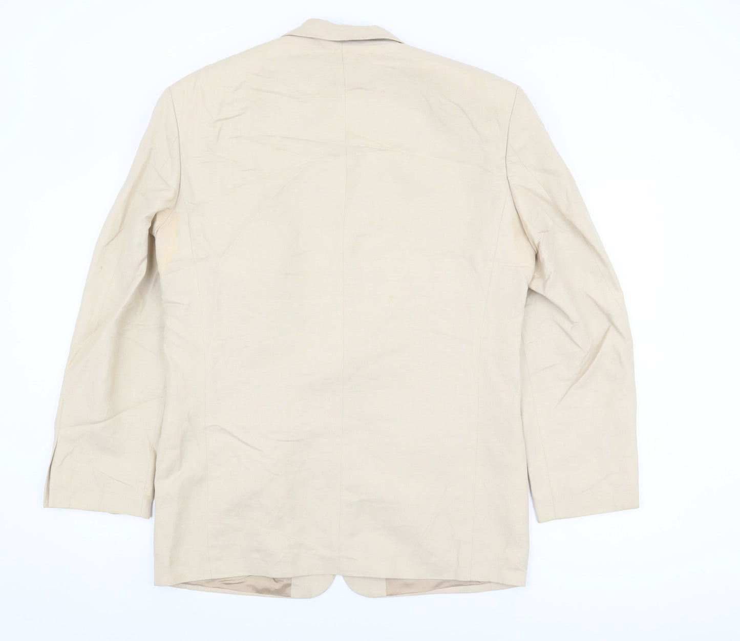 Mens UK Size 38 Marks and Spencer Regular Beige Suit Jacket
