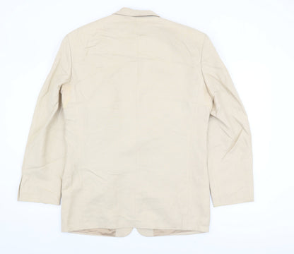 Mens UK Size 38 Marks and Spencer Regular Beige Suit Jacket