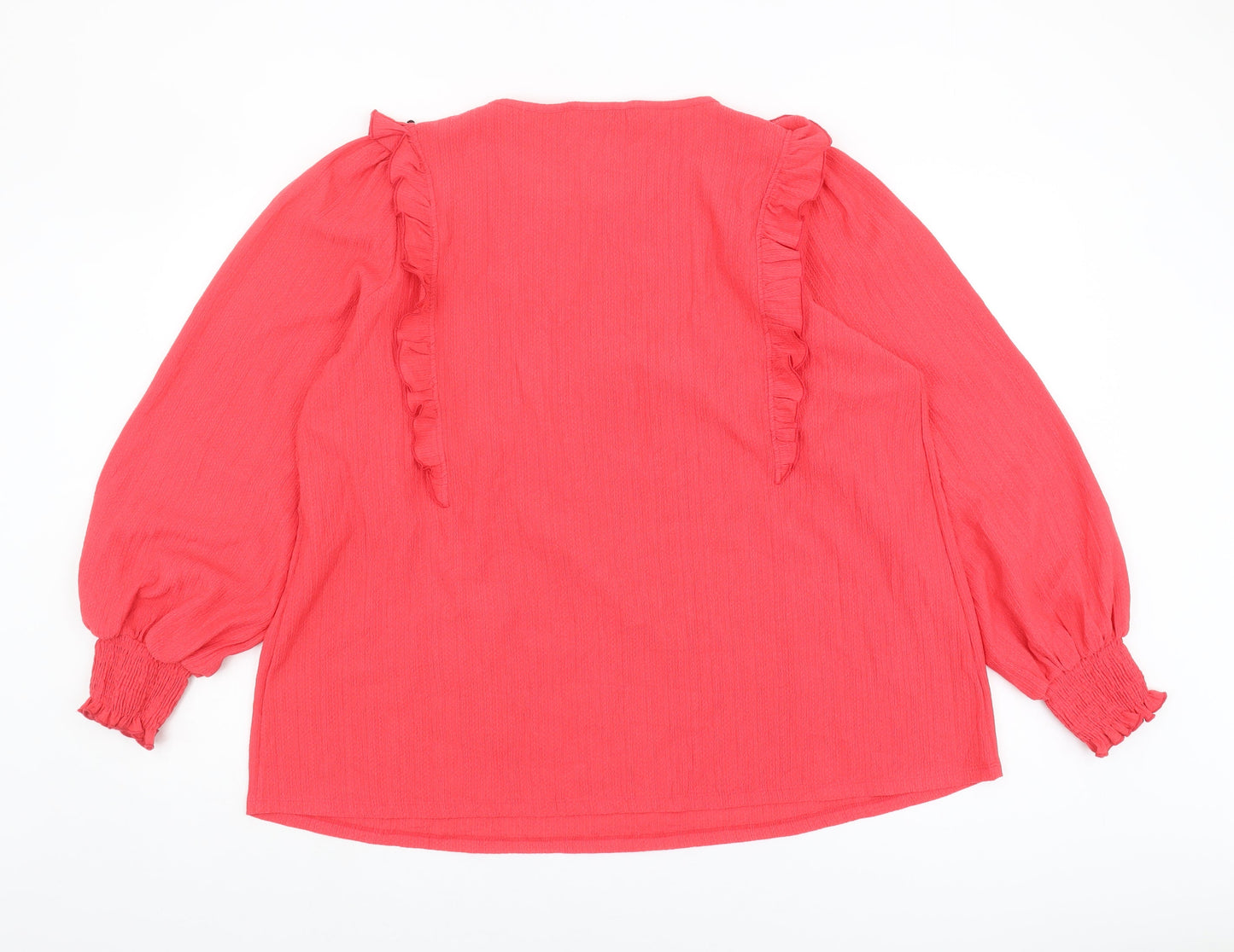 Womens UK Size UK 20 NEXT Red Tunic Blouse