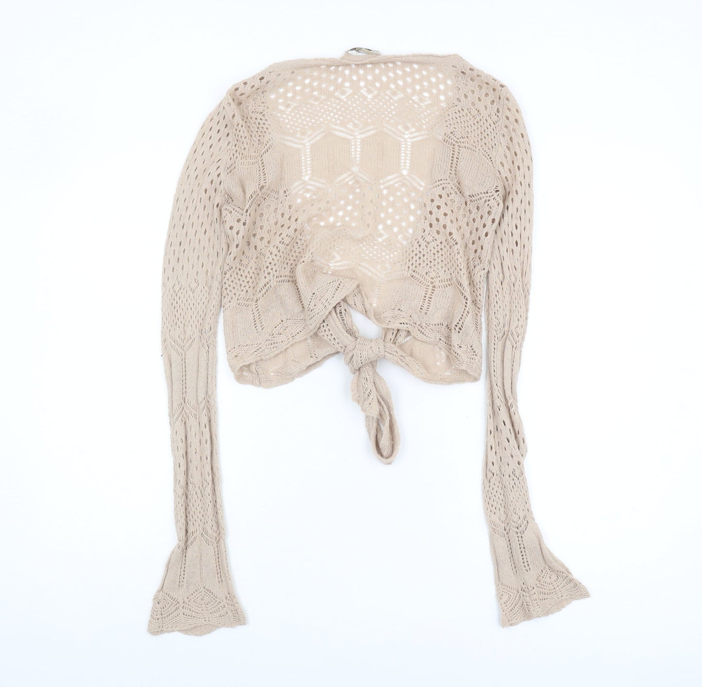 Womens UK Size L MNG Beige Cardigan