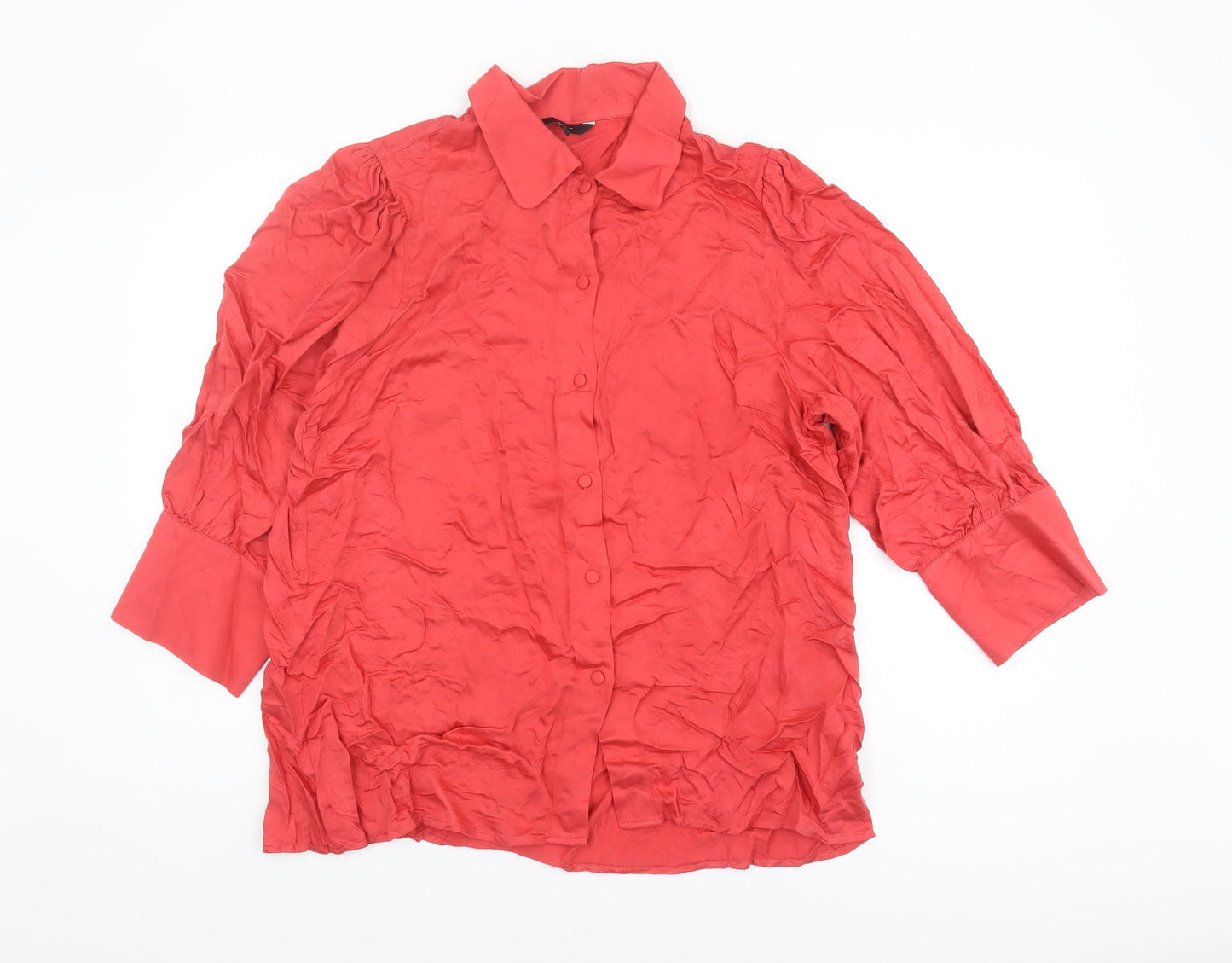 Womens UK Size 20 NEXT Red Basic Blouse