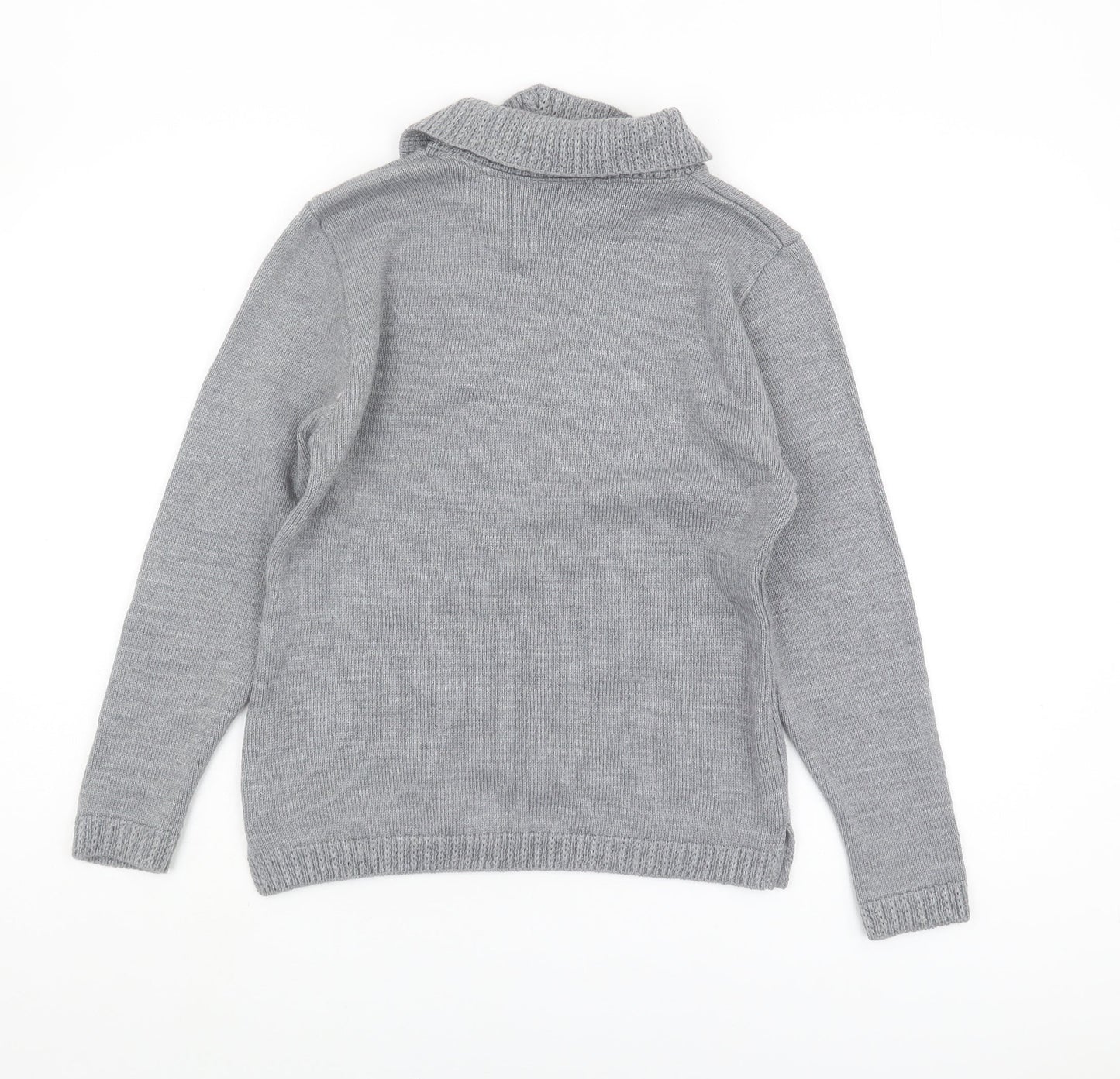 Womens UK Size L Editions Grey Pullover Jumper