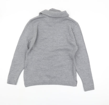 Womens UK Size L Editions Grey Pullover Jumper
