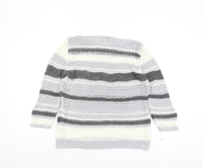 Womens UK Size M Marks and Spencer Grey Pullover Jumper