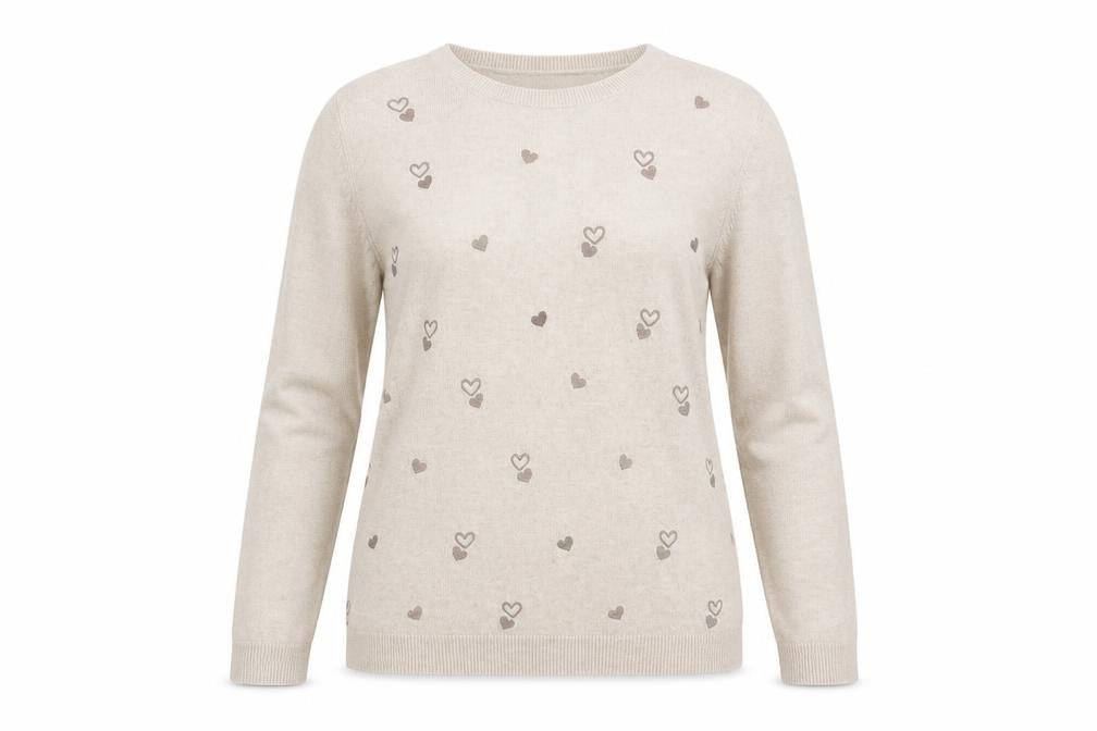 Womens UK Size 14 Dorothy Perkins Beige Pullover Jumper