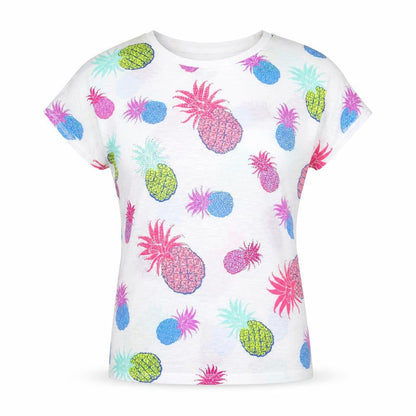 Womens UK Size S Quiz Multicoloured Basic T-Shirt