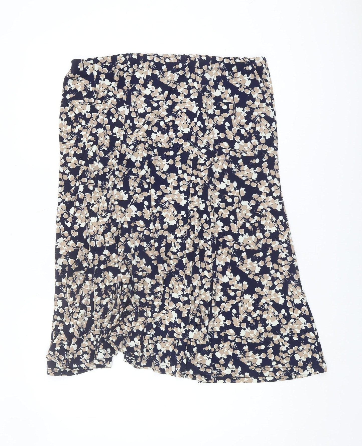 BM Collection Women's Floral Skirt Size 18 Multicoloured