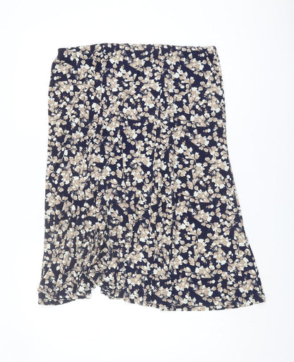 BM Collection Women's Floral Skirt Size 18 Multicoloured