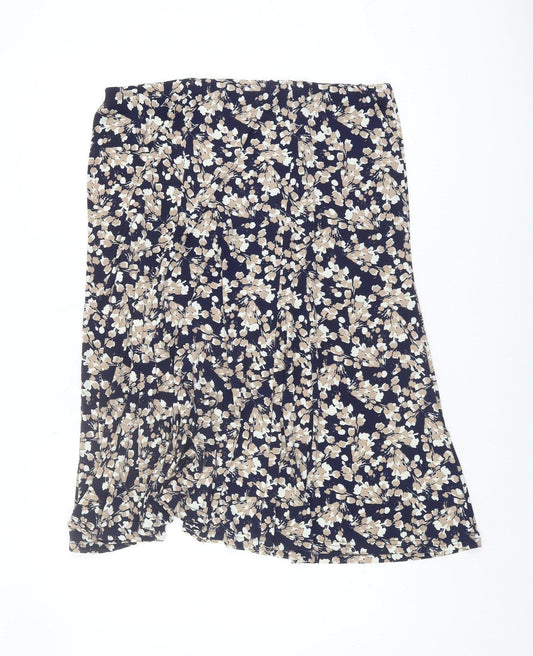 BM Collection Women's Floral Skirt Size 18 Multicoloured