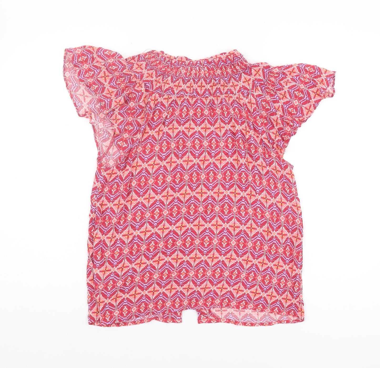 Womens UK Size S Monsoon Pink Basic Blouse
