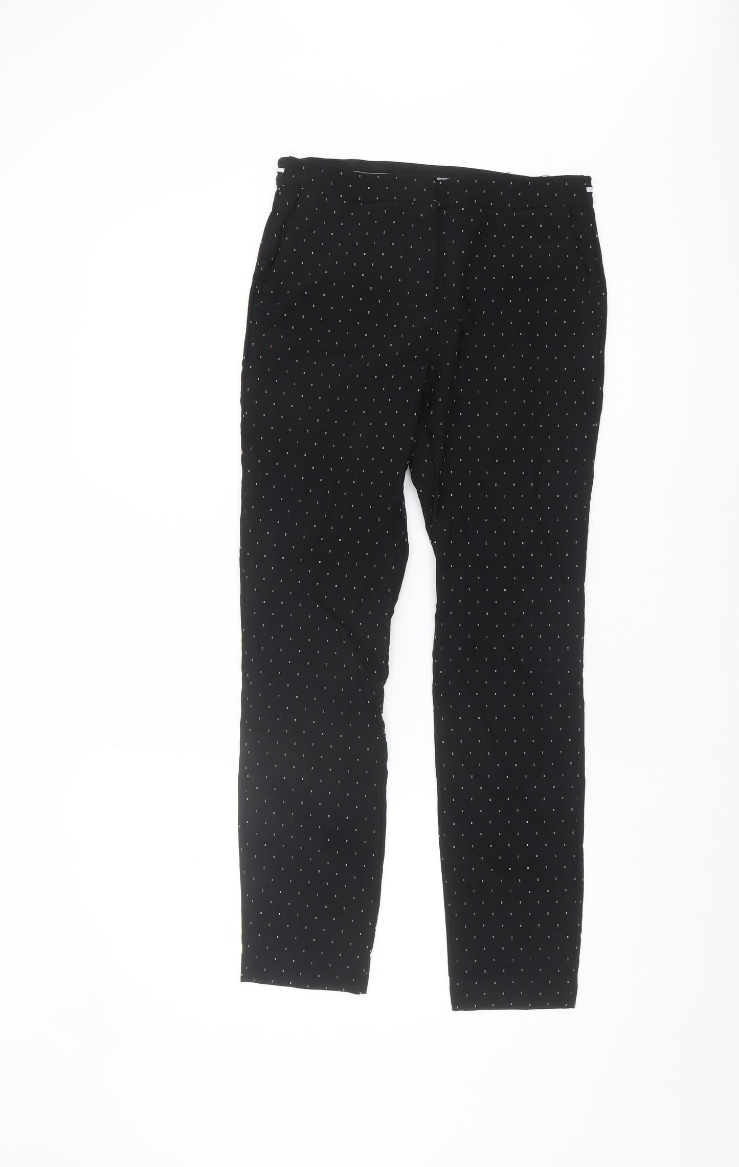Zara Women's Black Straight Trousers S