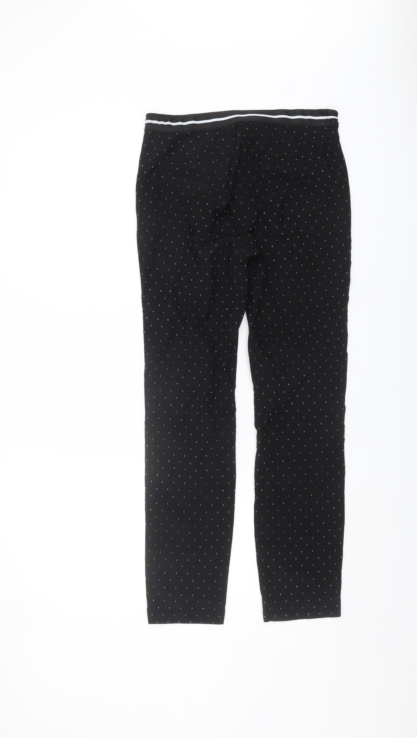 Zara Women's Black Straight Trousers S
