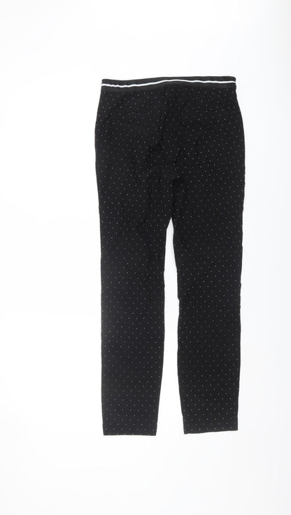 Zara Women's Black Straight Trousers S