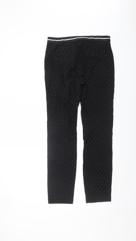 Zara Women's Black Straight Trousers S