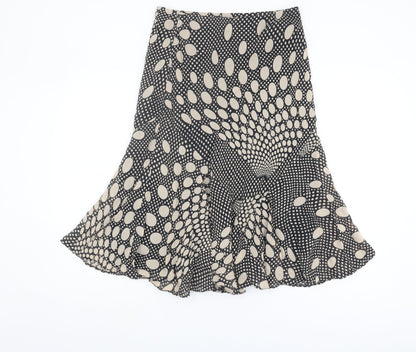 Marks and Spencer Womens Black Flare Skirt UK 14