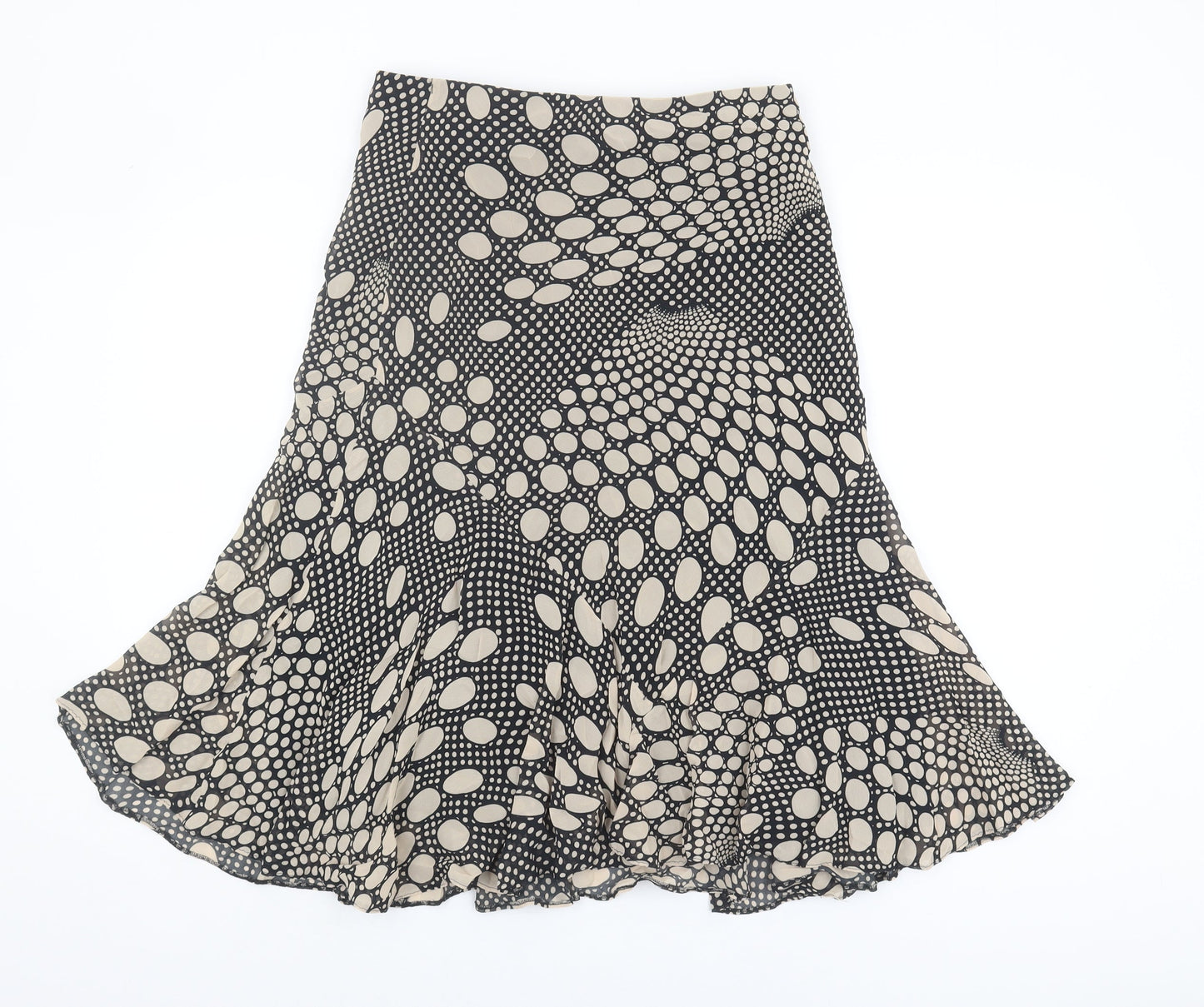 Marks and Spencer Womens Black Flare Skirt UK 14