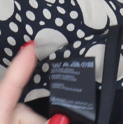 Marks and Spencer Womens Black Flare Skirt UK 14