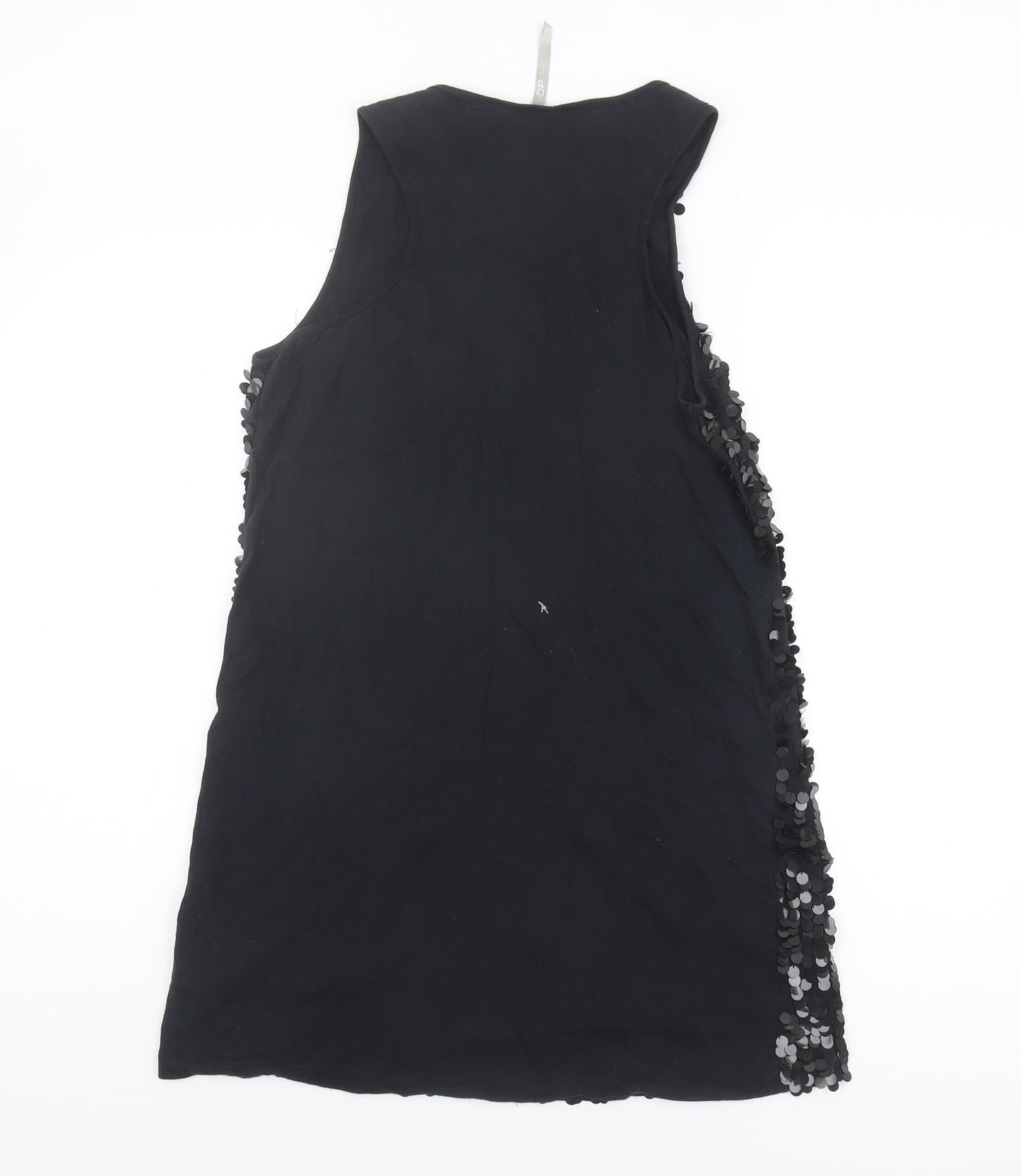 Dorothy Perkins Women's Black Sequin Tank Top Size 16