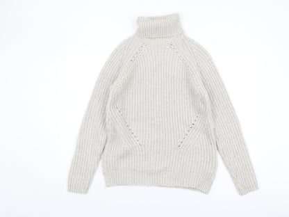 Womens UK Size S NEXT Ivory Pullover Jumper
