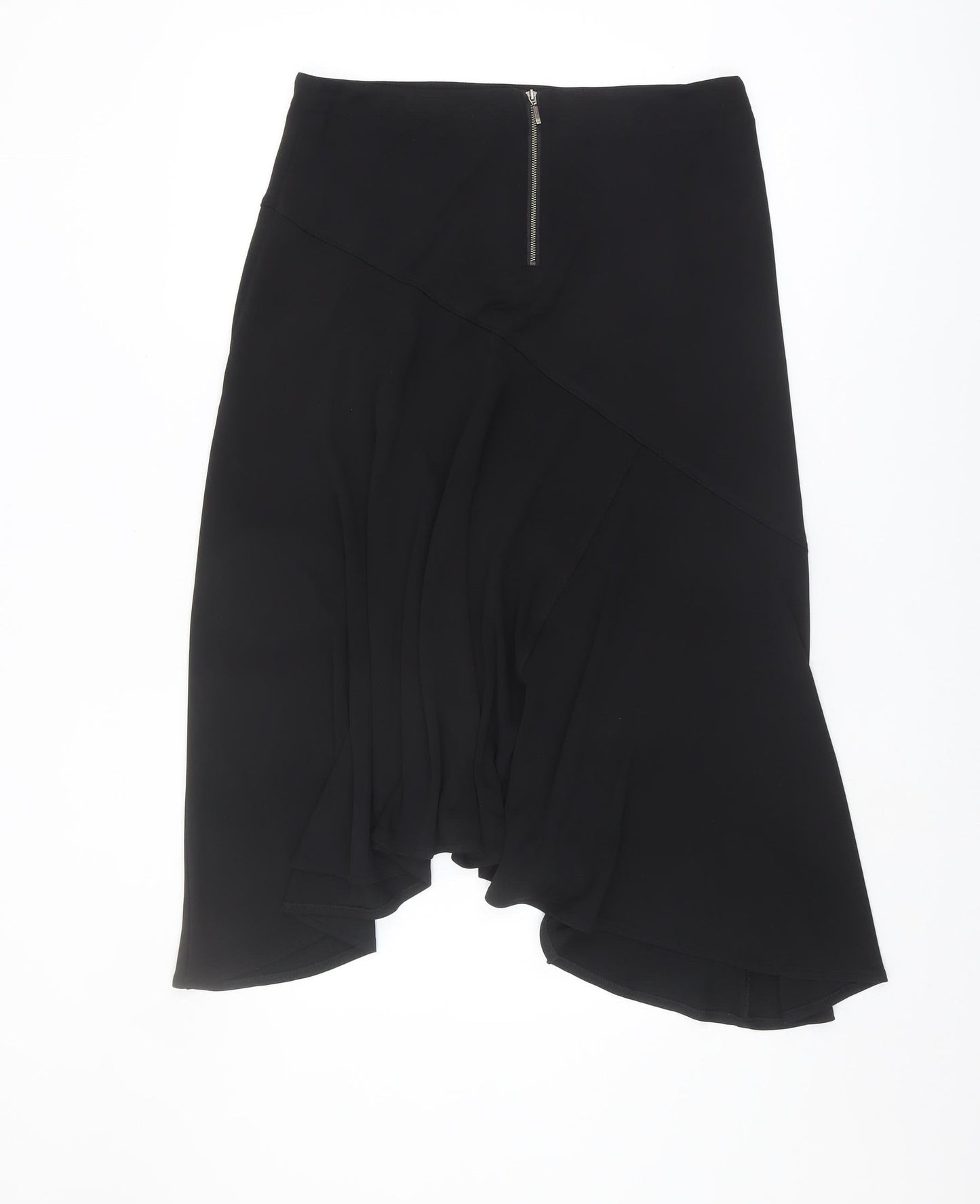 Marks and Spencer Women's Black Asymmetric Midi Skirt