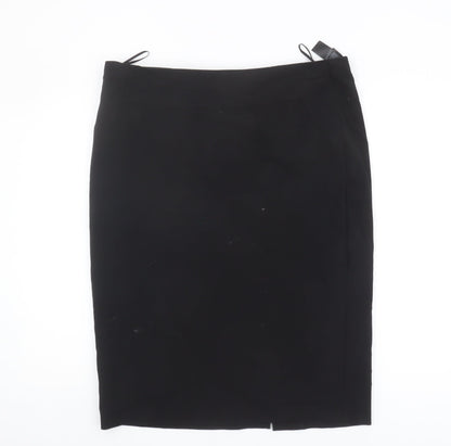Marks and Spencer Women's Black Knee Length Pencil Skirt